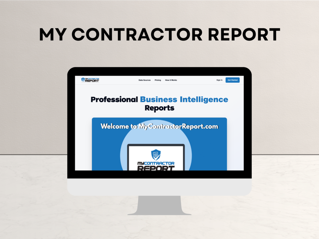My Contractor Report case study